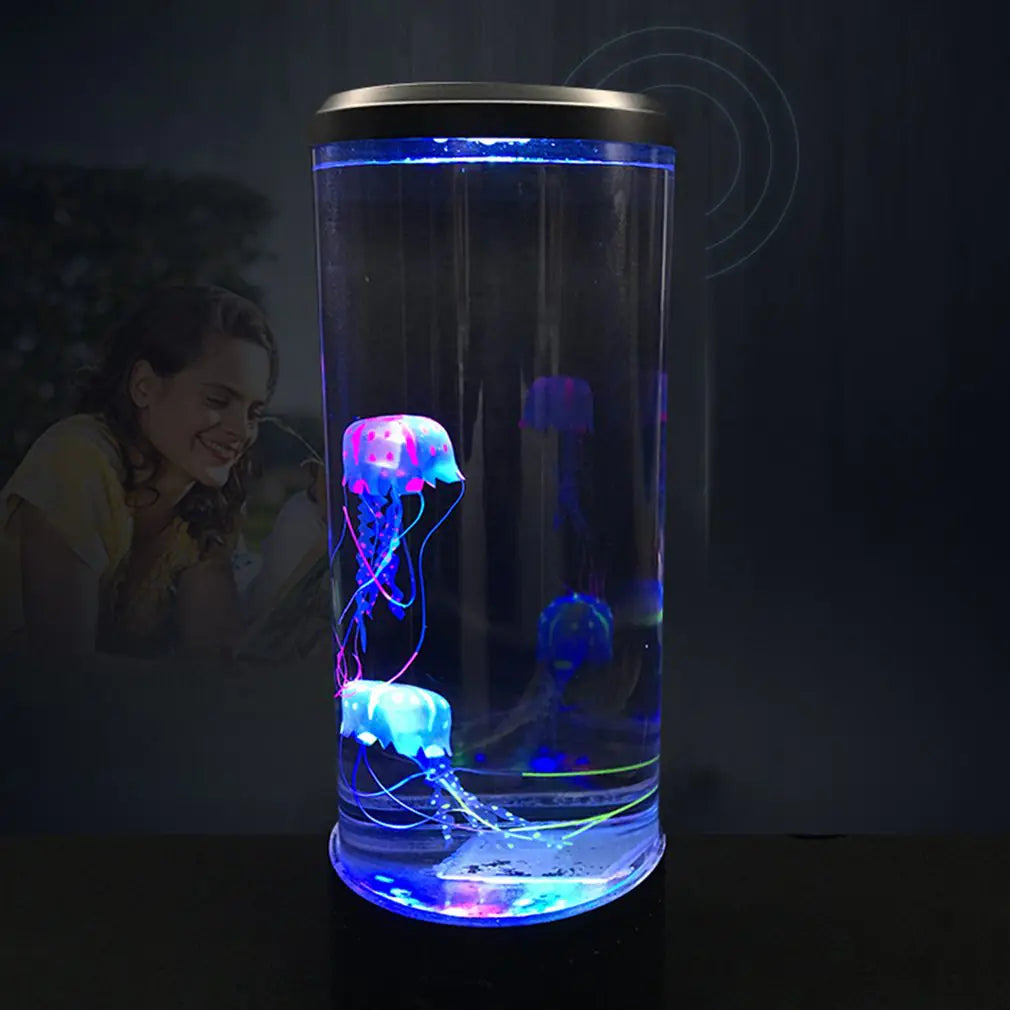 AquaSerene Jellyfish Lamp1