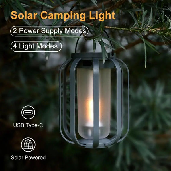 SunPowered™ Weatherproof Solar Patio Lamp