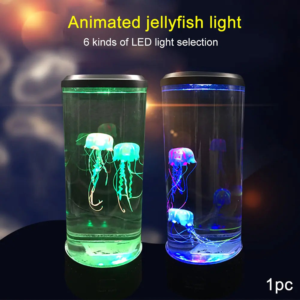 AquaSerene Jellyfish Lamp1